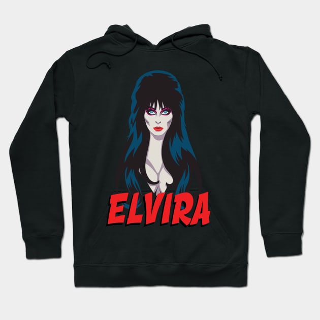 Elvira fan art Hoodie by Branigan